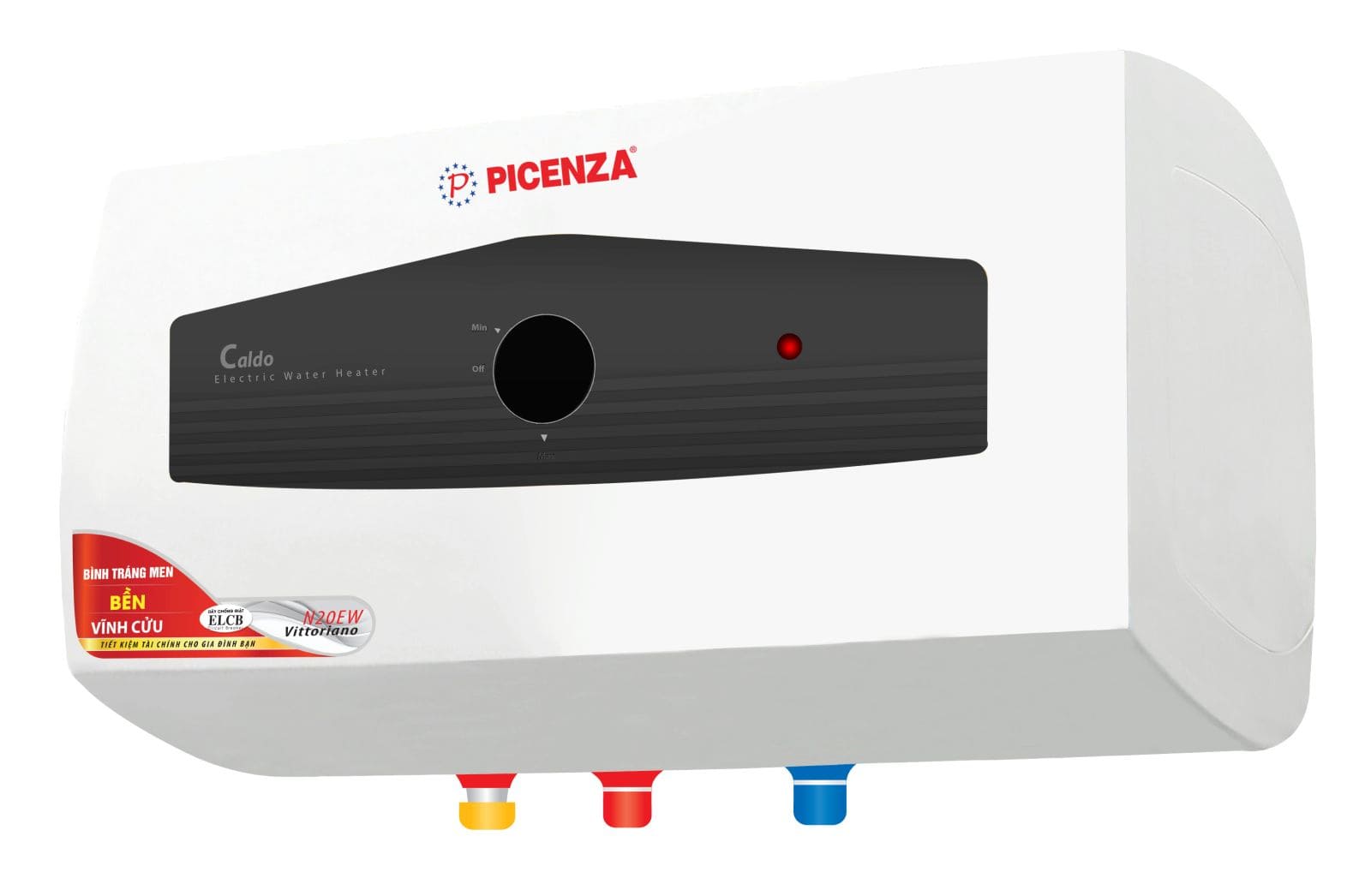 Bình nước nóng 20L nằm ngang Picenza N20EU/EW Plus