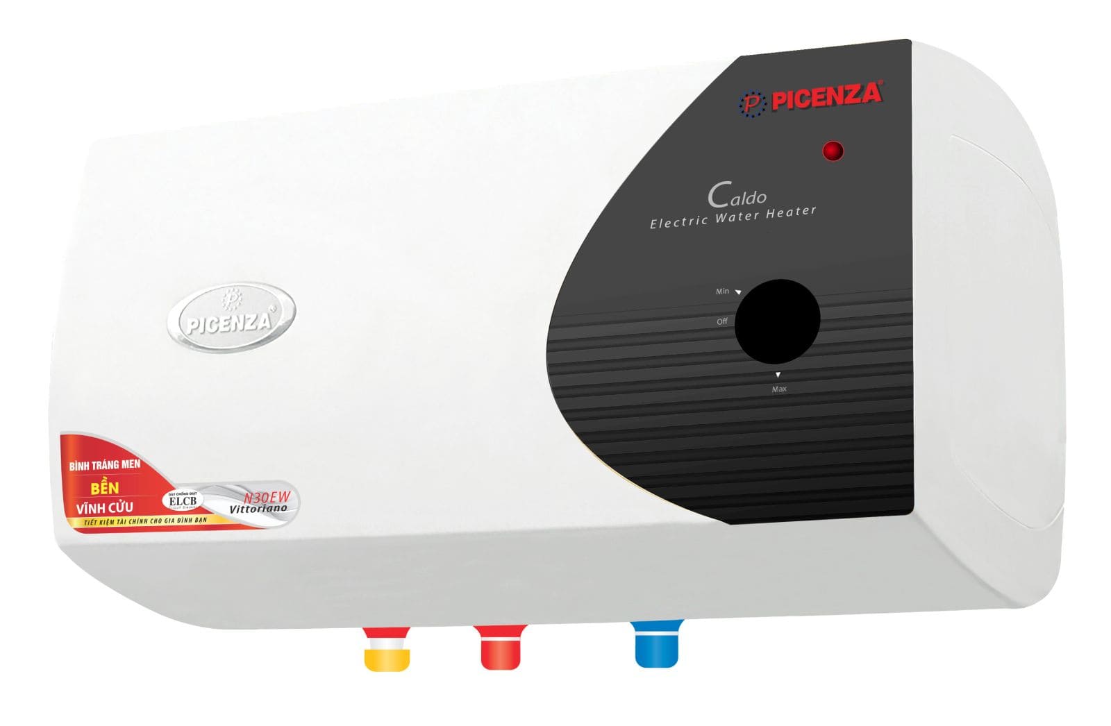 Bình nước nóng 30L nằm ngang Picenza N30EU/EW Plus