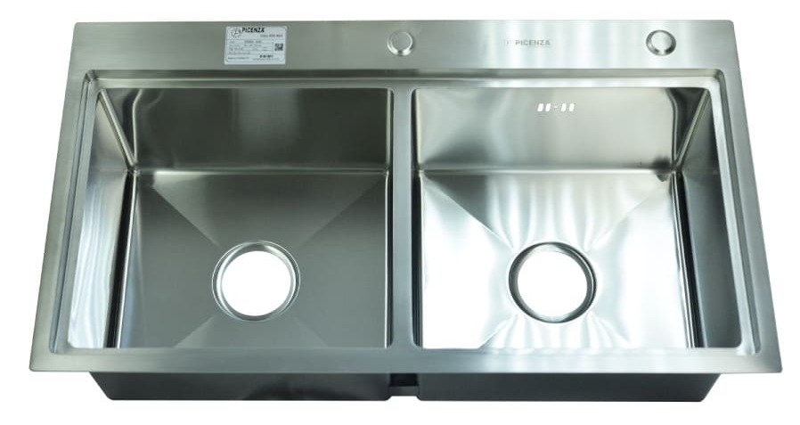 Chậu rửa bát Hanmade 2 hố cân Picenza HM 8245 - 616