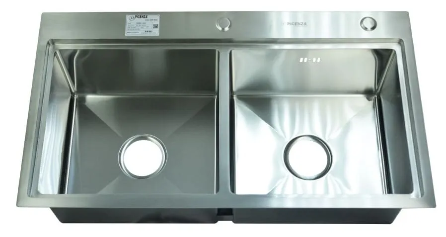 Chậu rửa bát Hanmade 2 hố cân Picenza HM 8245 - 616