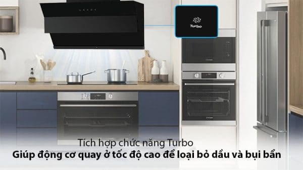 Máy hút mùi kính vát Midea 90J18