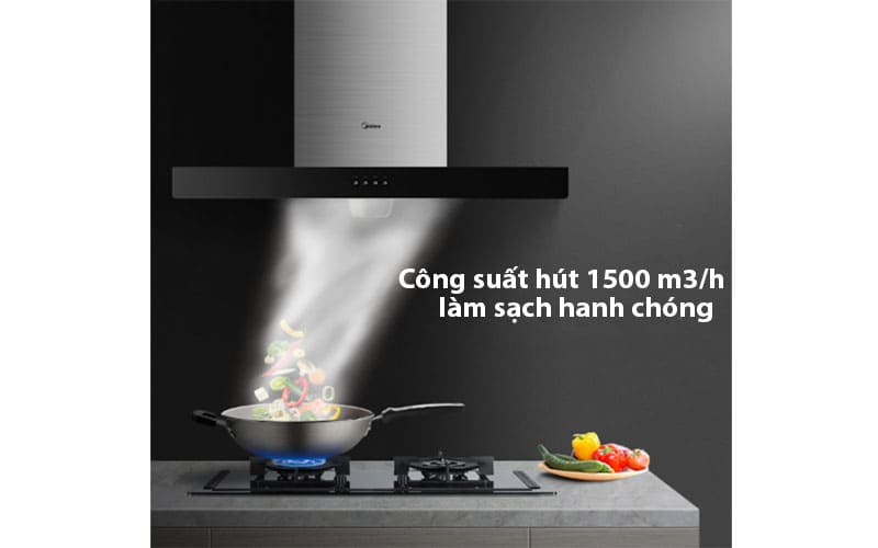 Máy hút mùi cảm ứng Midea CXW-220-B81