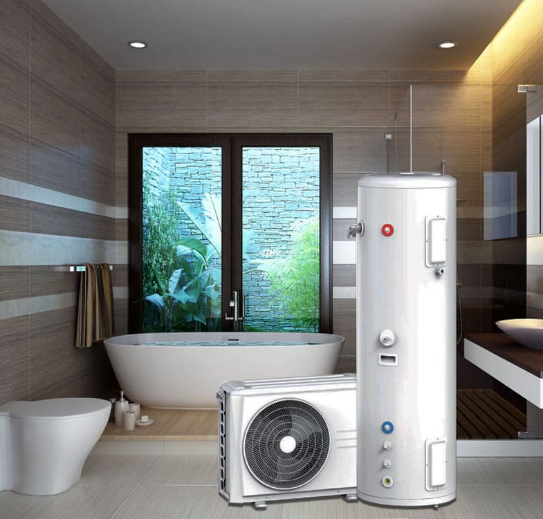 Máy nước nóng bơm nhiệt 200L Heat Pump Midea MHW-F26WN3 + MT-200R26