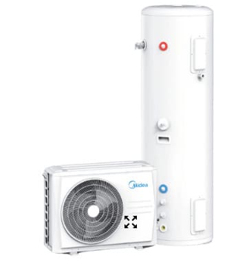 Máy nước nóng bơm nhiệt 200L Heat Pump Midea MHW-F26WN3 + MT-200R26
