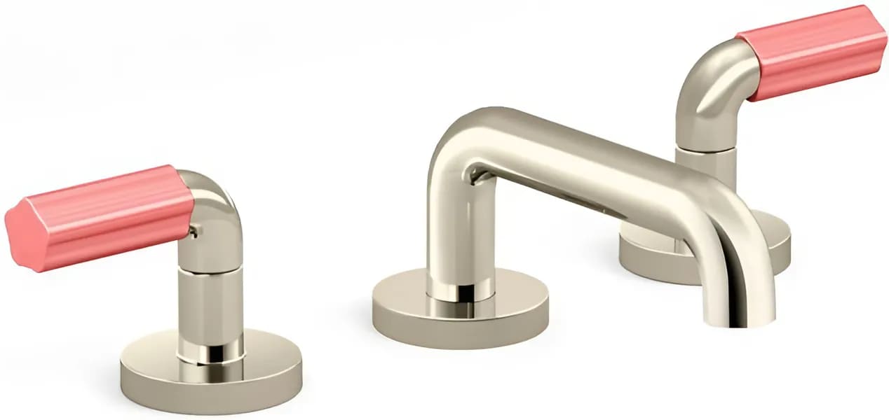 Vòi chậu rửa mặt nóng lạnh Kallista P32412-PNK-SN