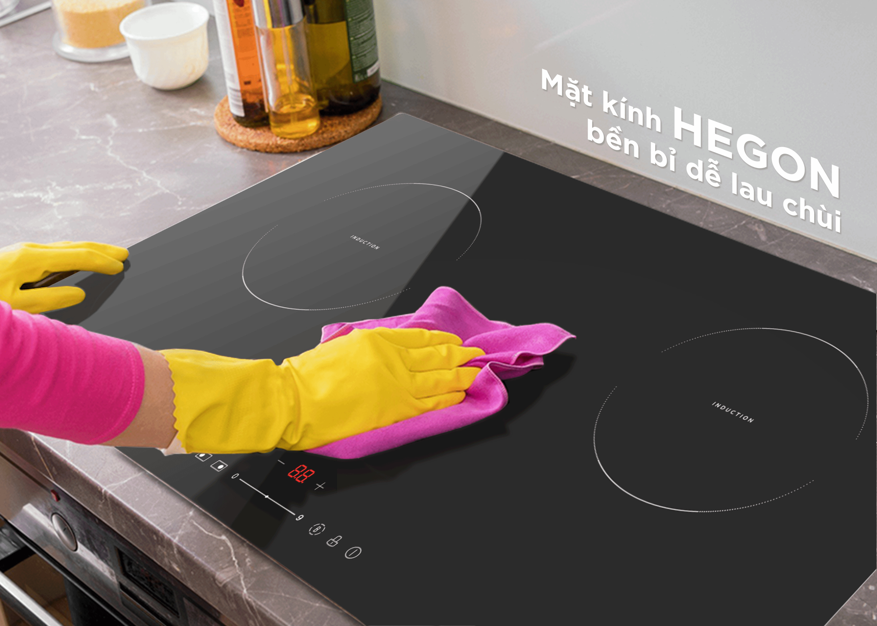 Bếp từ đôi Inverter Midea MC-ID3523