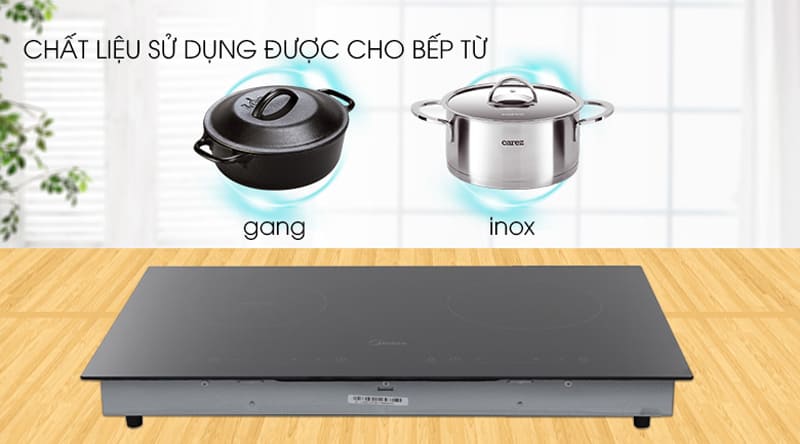 Bếp Từ Hồng Ngoại 2 Vùng Nấu Midea MC-IHD361 
