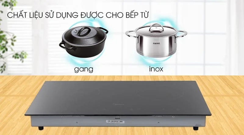 Bếp Từ Hồng Ngoại 2 Vùng Nấu Midea MC-IHD361