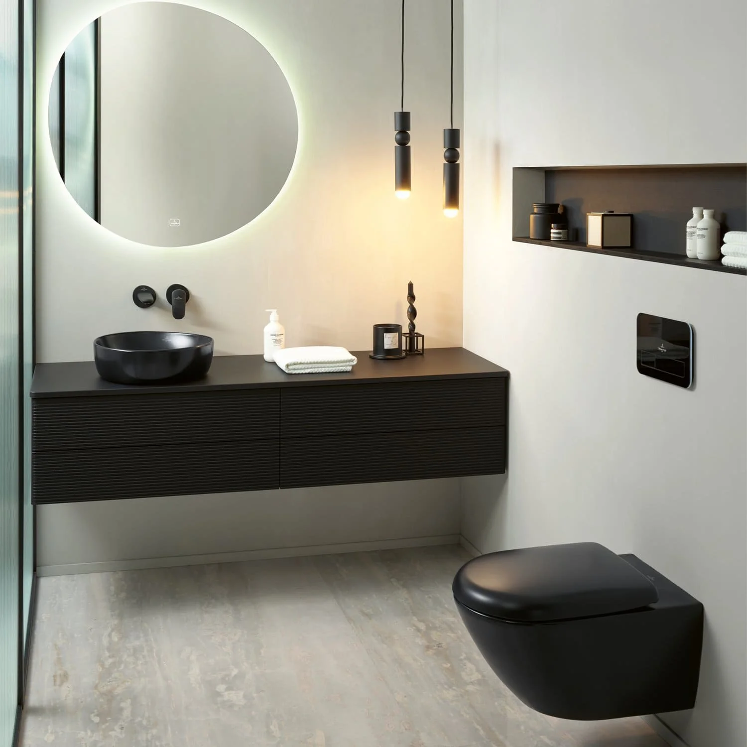 Bồn cầu treo tường Đức Villeroy-Boch Antao 4674T0R7