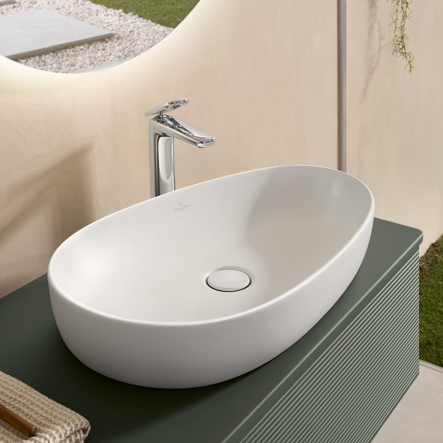 Chậu rửa lavabo dương bàn Đức Villeroy-boch Antao 4A7465RW