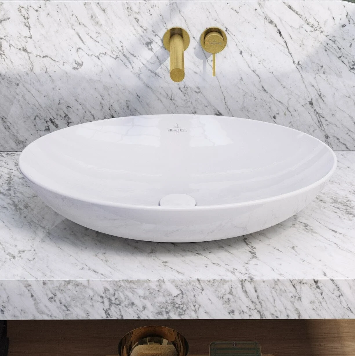 Chậu rửa lavabo dương bàn Đức Villeroy-boch Loop & Friends 4A4700RW