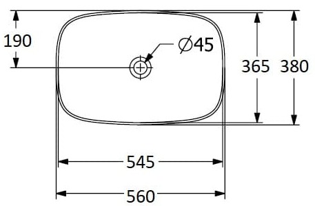 Chậu rửa lavabo dương bàn Đức Villeroy-boch Loop & Friends 4A4900R1
