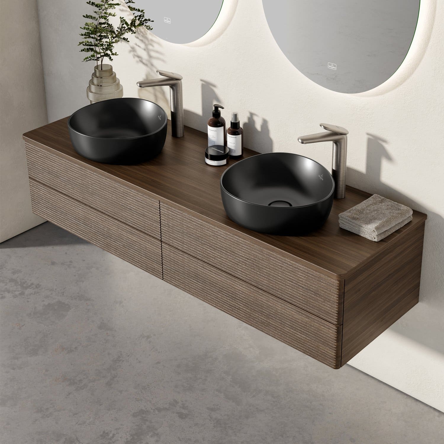 Chậu rửa lavabo dương bàn Đức Villeroy-boch Antao 4A7240R7