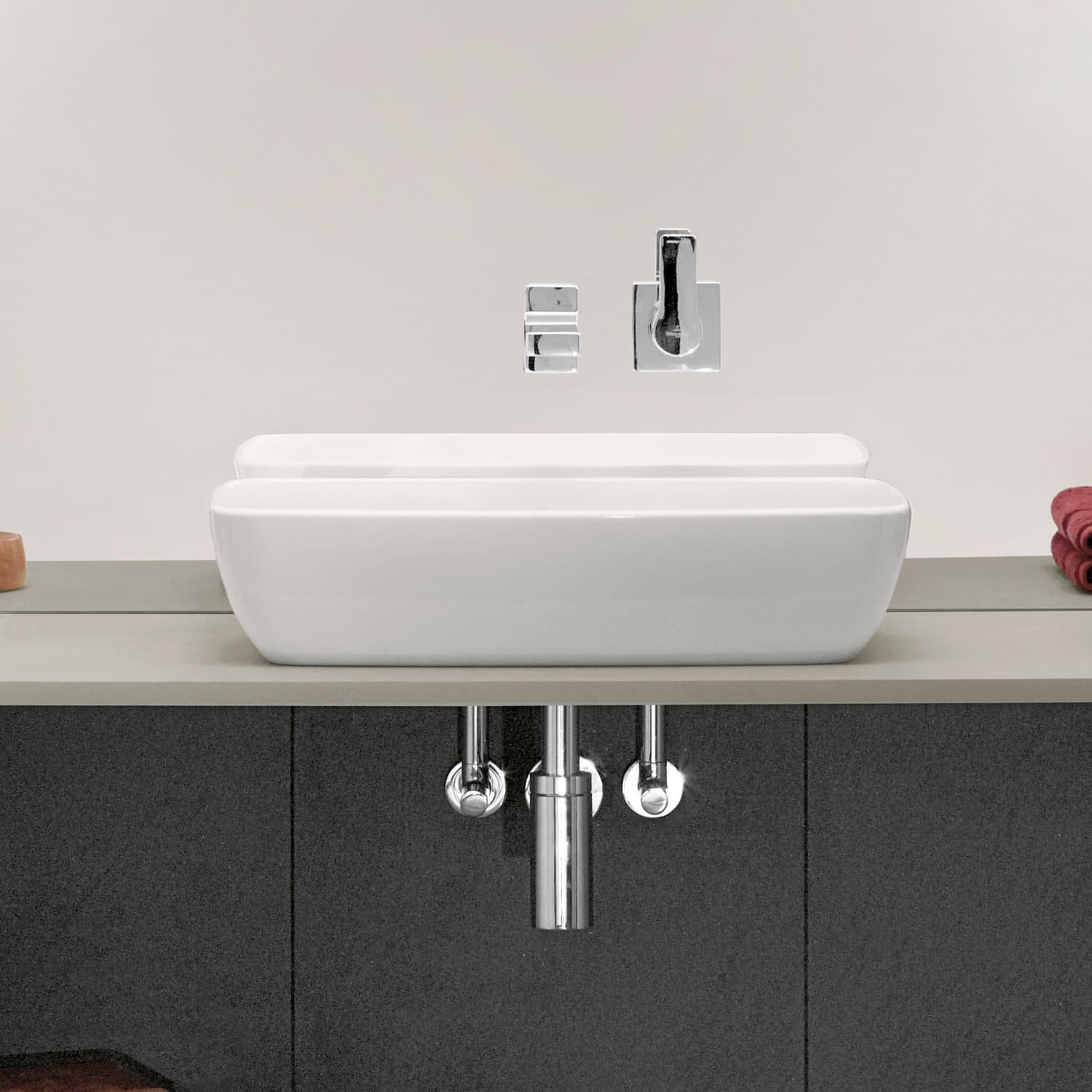 Chậu rửa lavabo dương bàn Đức Villeroy-boch Artis 417258RW
