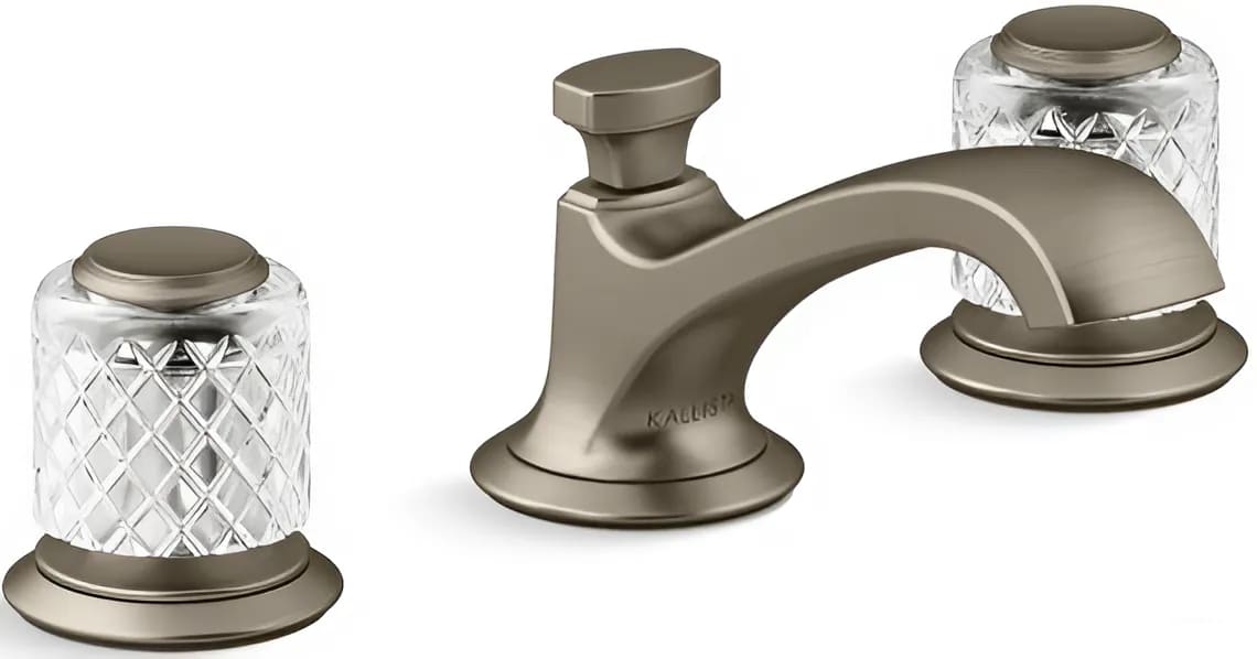 Vòi chậu rửa mặt nóng lạnh Kallista P25050-SLC-BV