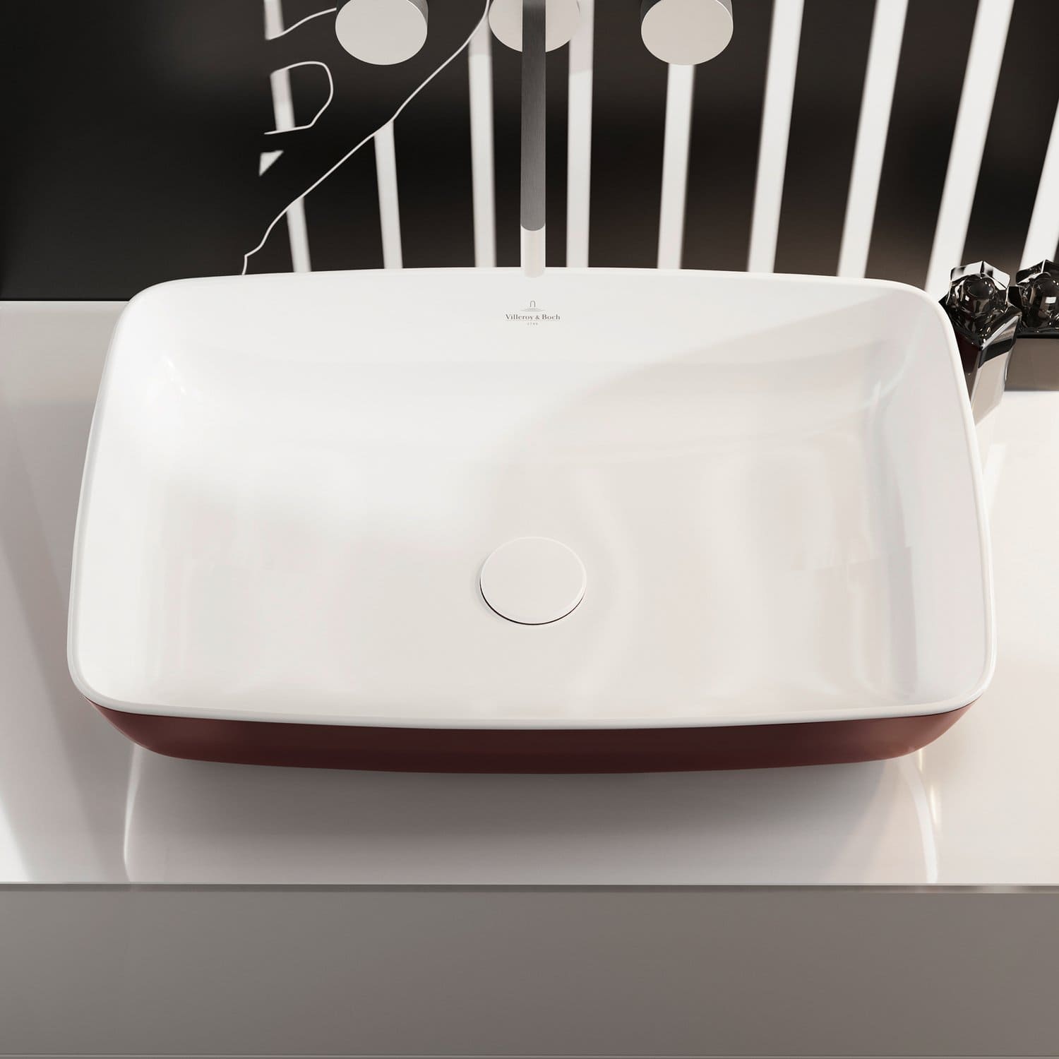 Chậu rửa lavabo dương bàn Đức Villeroy-boch Artis 417258BCS9
