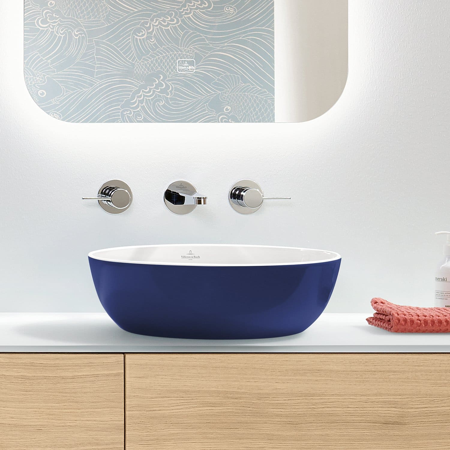 Chậu rửa lavabo dương bàn Đức Villeroy-boch Artis 417943BCS4
