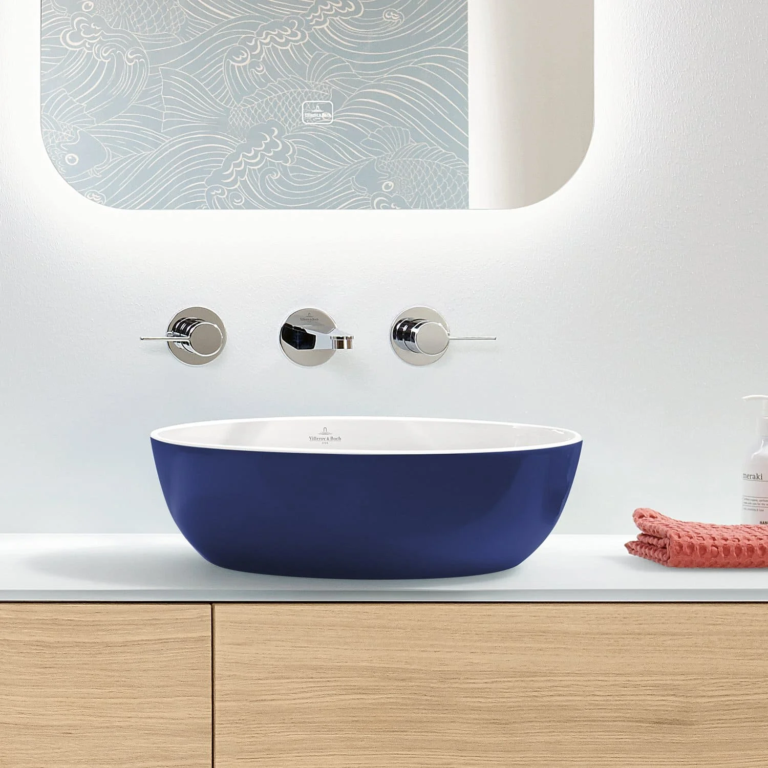 Chậu rửa lavabo dương bàn Đức Villeroy-boch Artis 417943BCS4