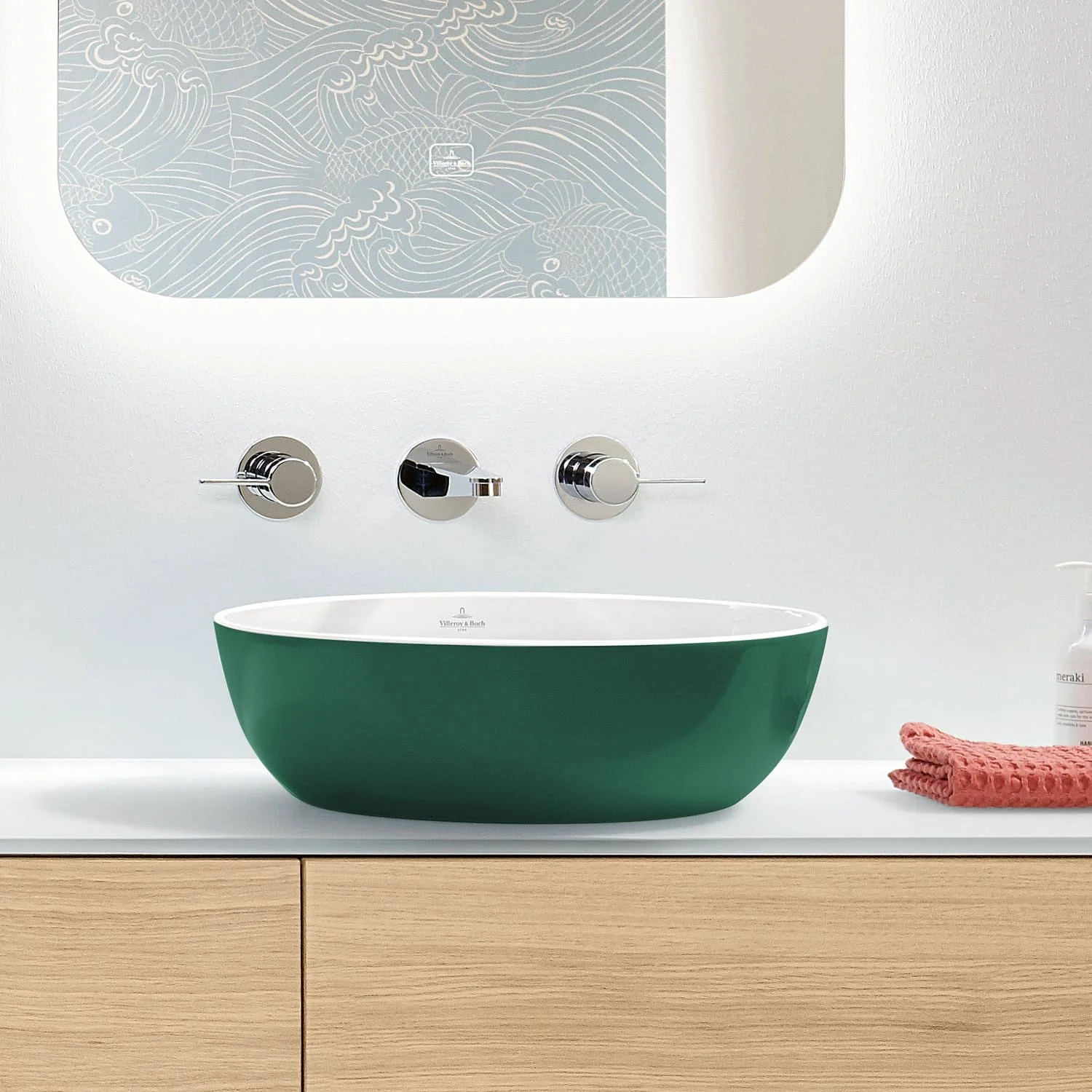 Chậu rửa lavabo dương bàn Đức Villeroy-boch Artis 417943BCS7