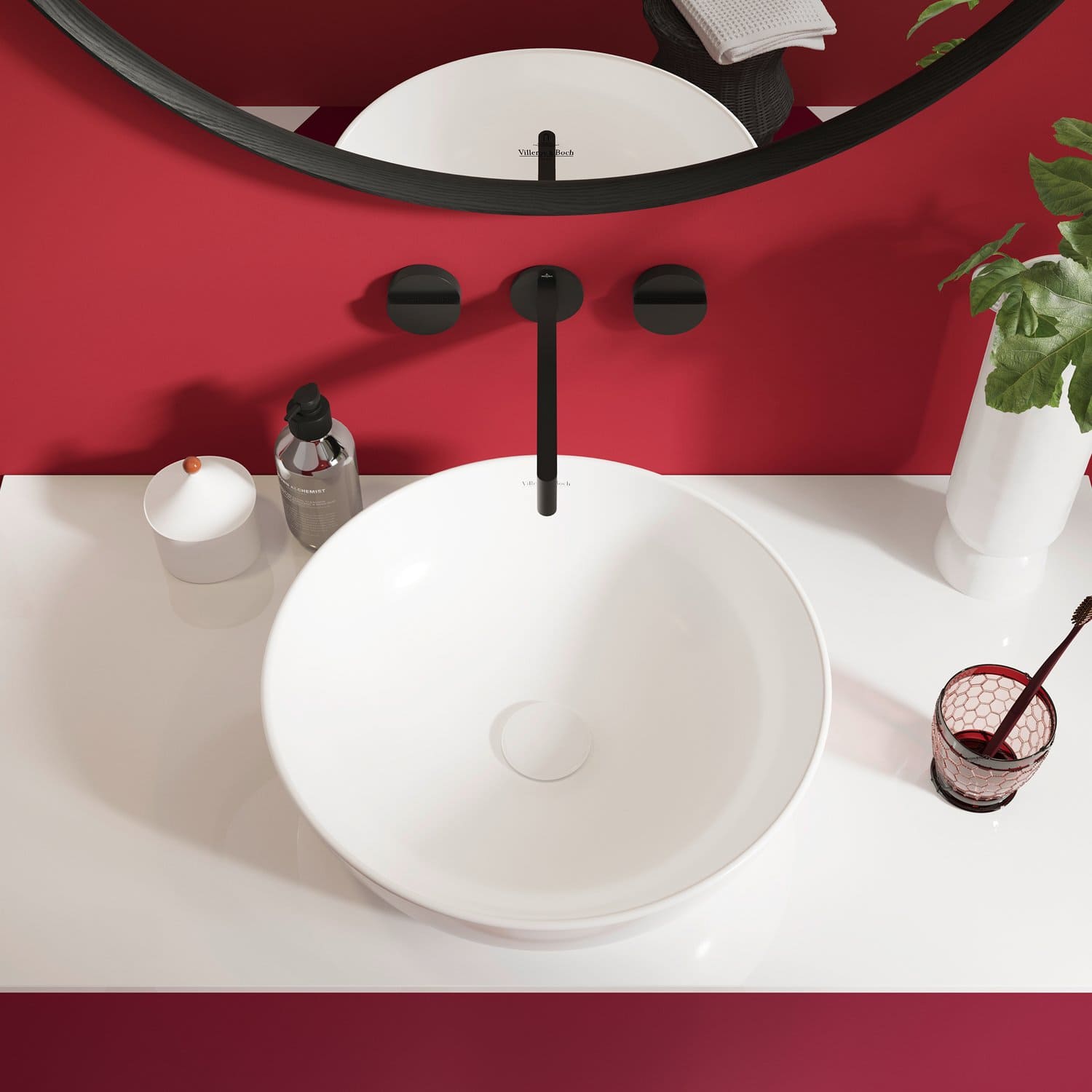 Chậu rửa lavabo dương bàn Đức Villeroy-boch Artis 417943RW