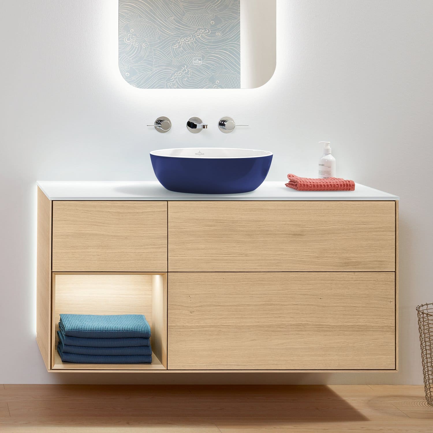 Chậu rửa lavabo dương bàn Đức Villeroy-boch Artis 417943BCS4