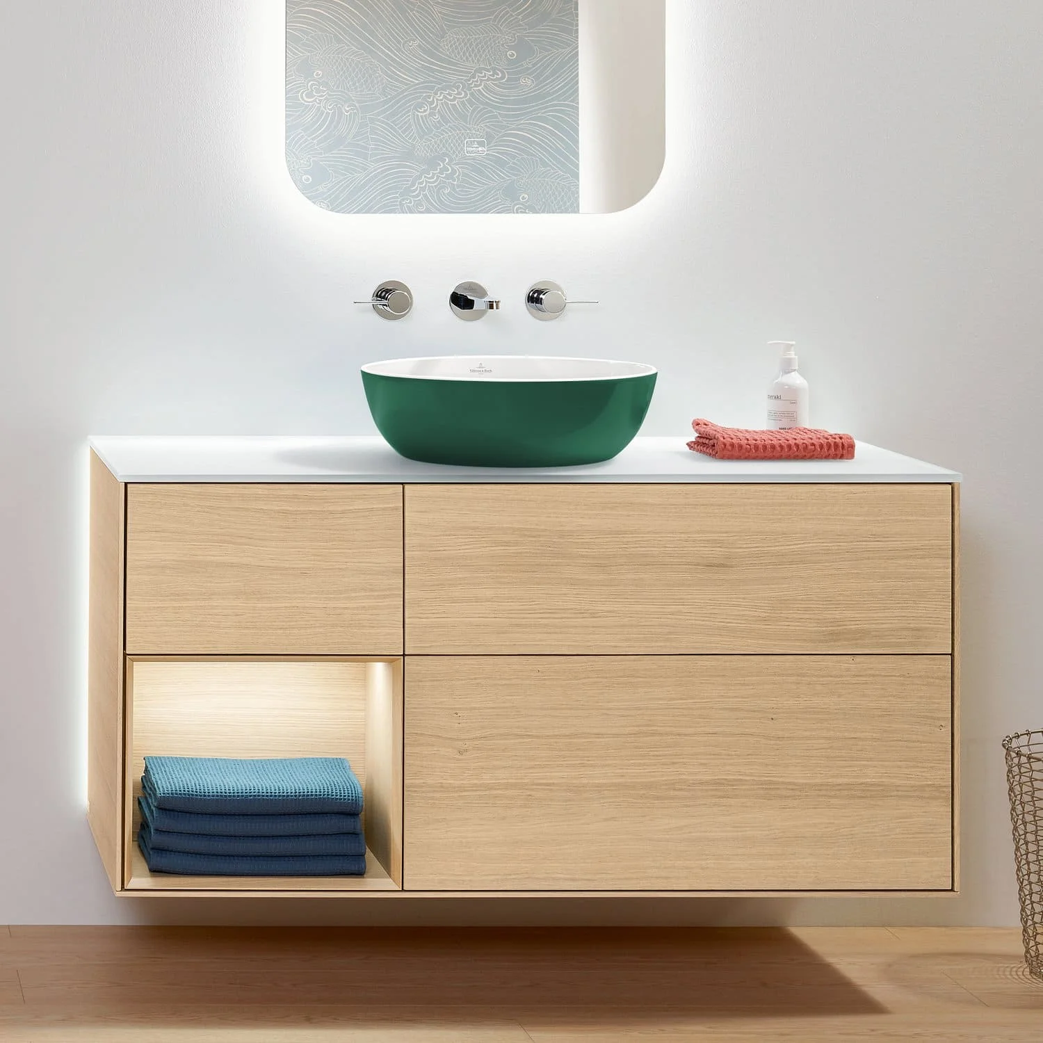 Chậu rửa lavabo dương bàn Đức Villeroy-boch Artis 417943BCS7
