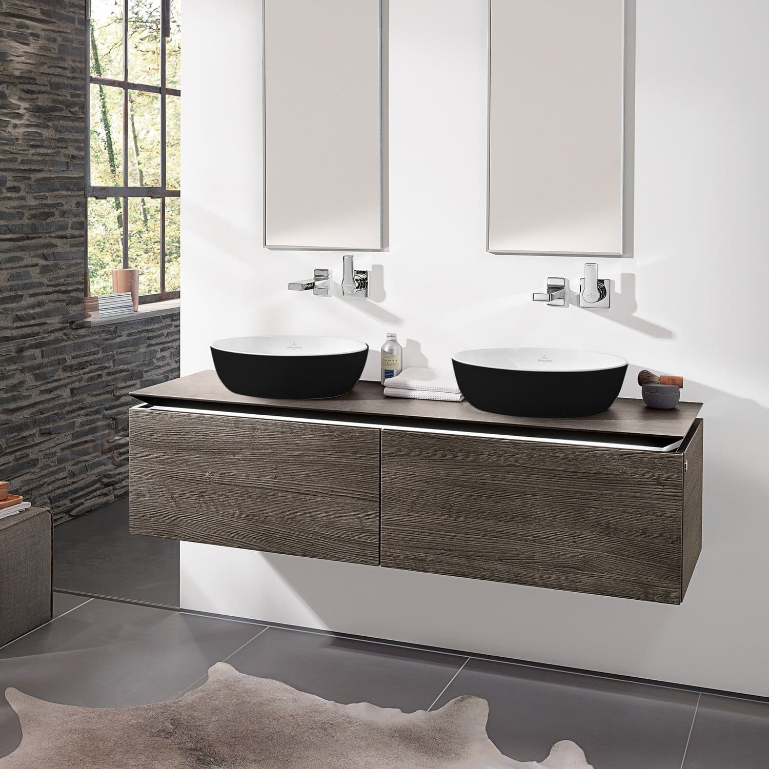 Chậu rửa lavabo dương bàn Đức Villeroy-boch Artis 417943BCT8