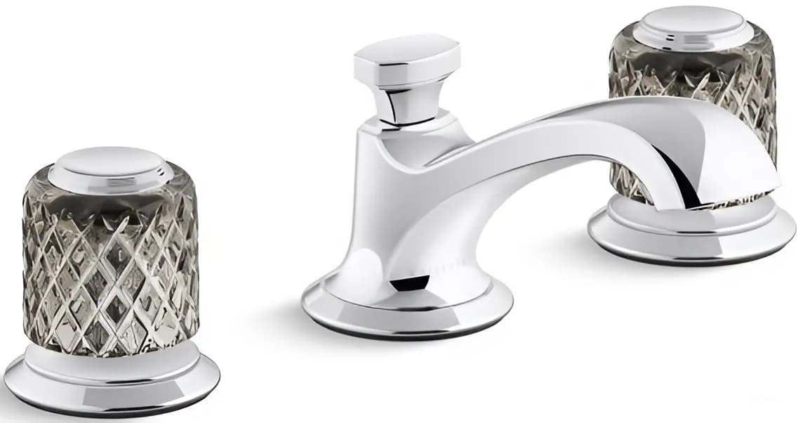 Vòi chậu rửa mặt nóng lạnh Kallista P25050-SLG-CP