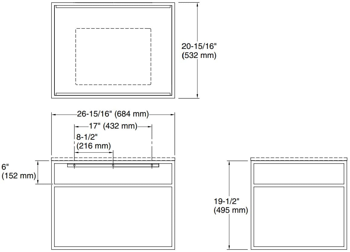 Bản vẽ chân bàn lavabo Kallista P78575-00-BL