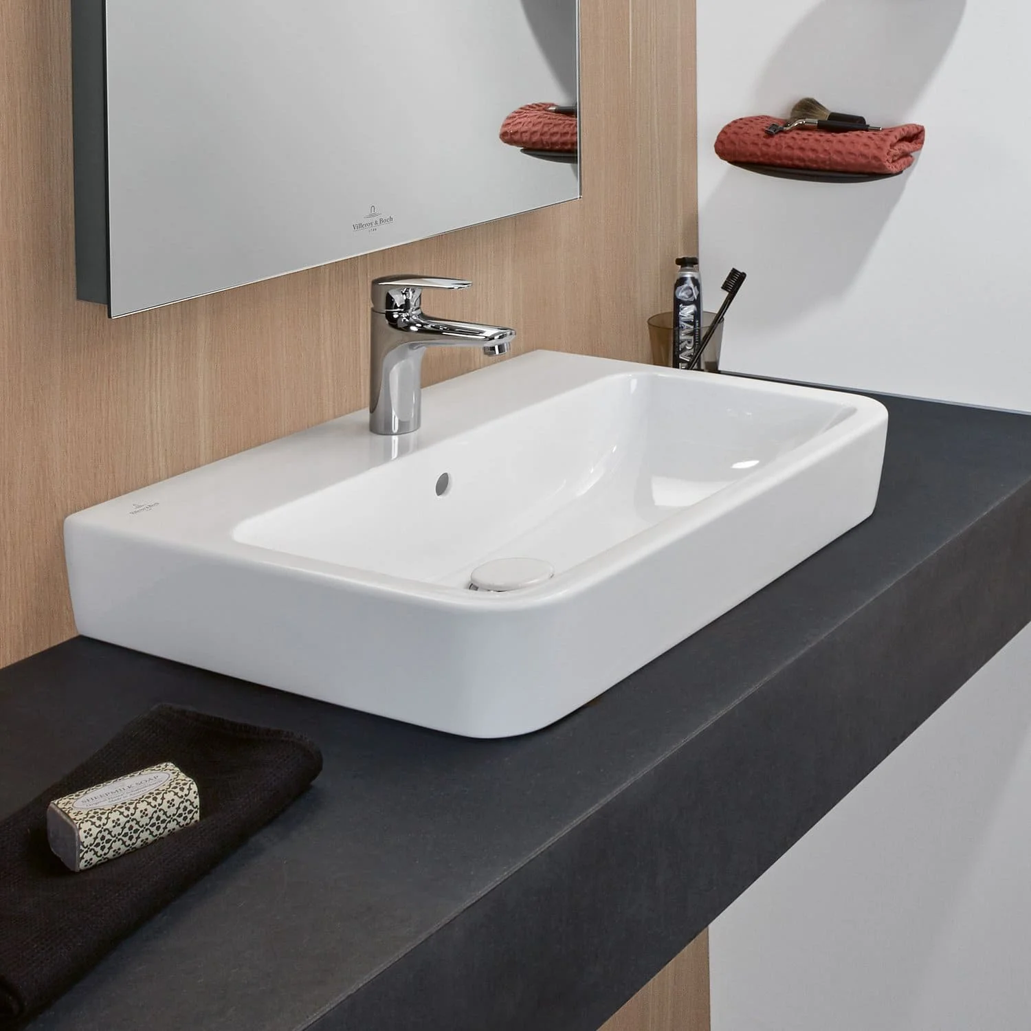 Chậu rửa lavabo Đức Villeroy-boch O.novo 4A416G01