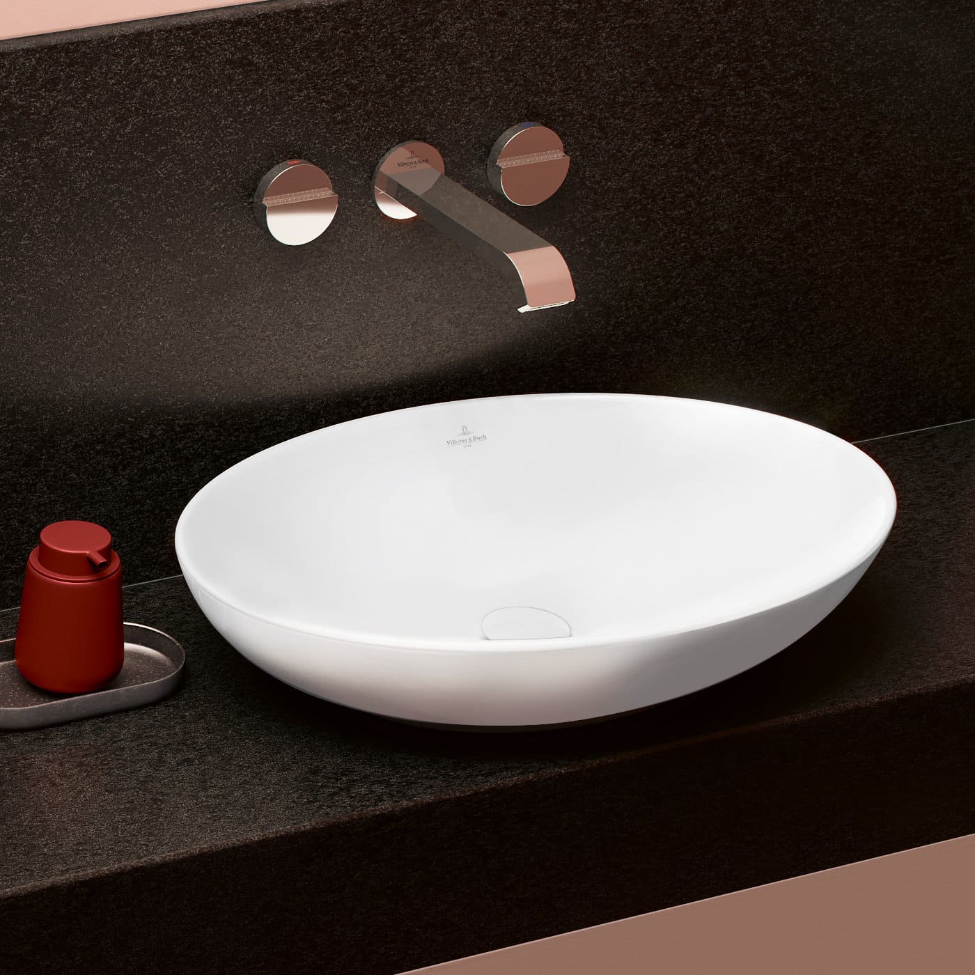 Chậu rửa lavabo dương bàn Đức Villeroy-boch Loop & Friends 4A4800RW