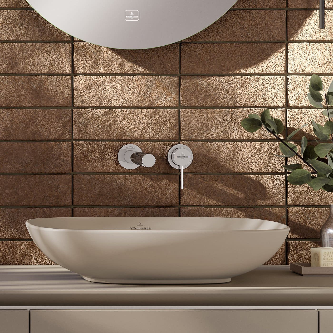 Chậu rửa lavabo dương bàn Đức Villeroy-boch Loop & Friends 4A5000AM