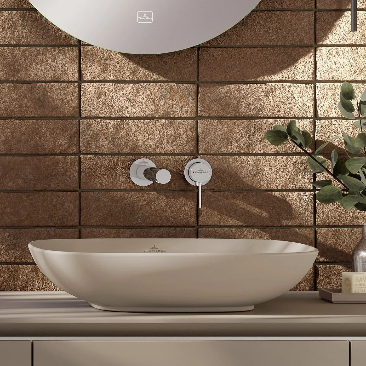 Chậu rửa lavabo dương bàn Đức Villeroy-boch Loop & Friends 4A5000AM