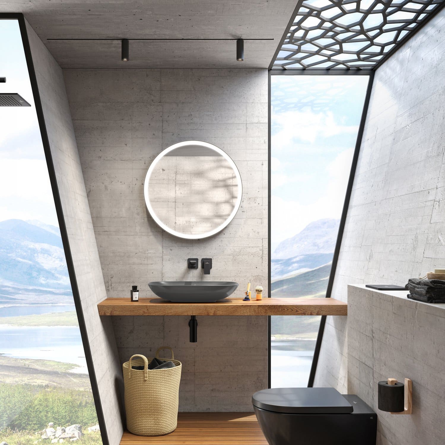 Chậu rửa lavabo dương bàn Đức Villeroy-boch Loop & Friends 4A5000i4