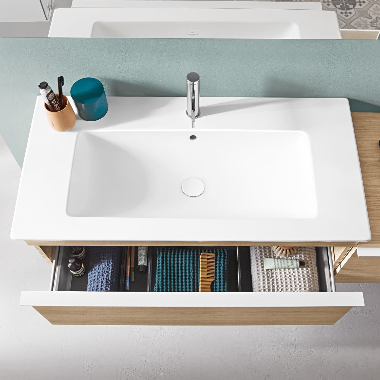 Chậu rửa lavabo Đức Villeroy-boch Venticello 41048LRW