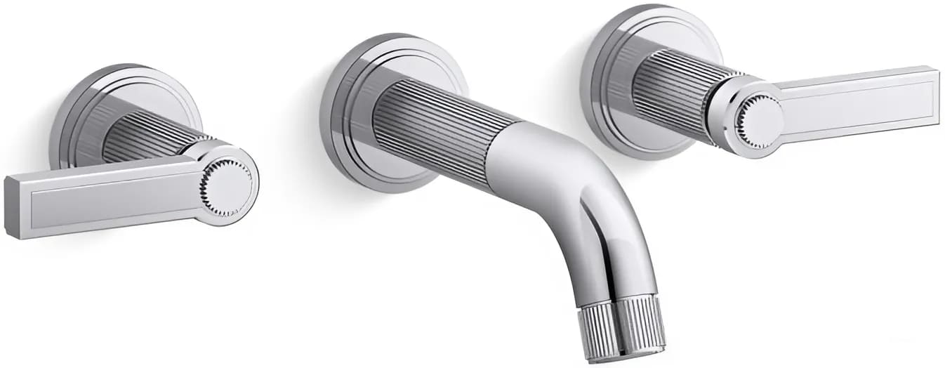 Vòi chậu rửa mặt nóng lạnh Kallista P80235-LV-CP