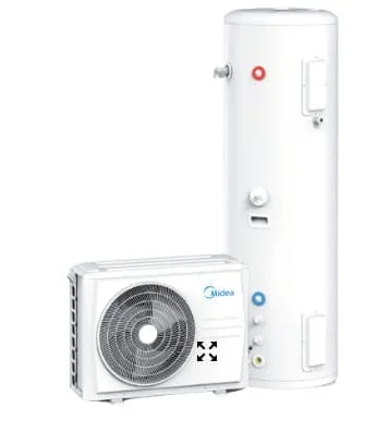 Máy bơm nhiệt dạng Split 200L Midea MT-200R26 + MHW-FW3