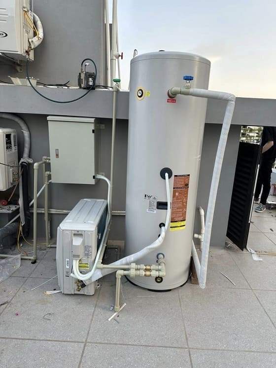 Máy nước nóng bơm nhiệt 300L Heat Pump Midea MT-300R26E + MHW-FW3