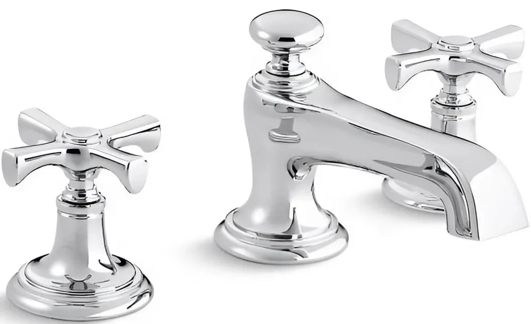 Vòi chậu rửa mặt nóng lạnh Kallista P24600-CR-CP