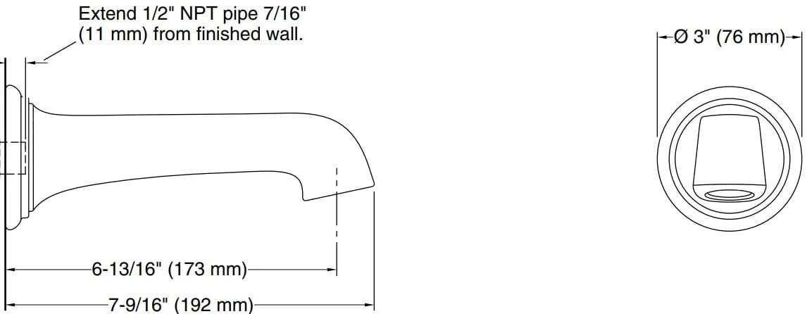 Vòi xả bồn Kallista P24624-00-AD