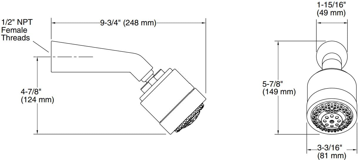 Bản vẽ bát sen 1 chức năng Kallista P24840