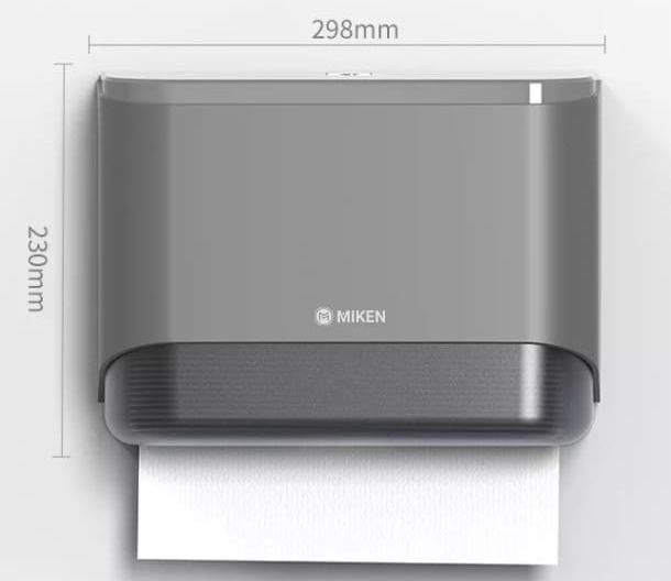 Bản vẽ kỹ thuật hộp đựng giấy vệ sinh Miken MKG-E6012GR