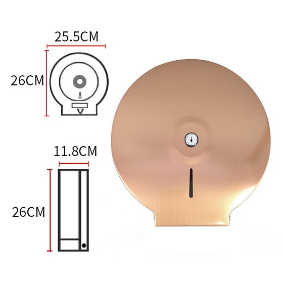 Bản vẽ kỹ thuật hộp đựng giấy cuộn lớn Miken MK-1103RG