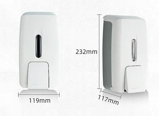 Bản vẽ kỹ thuật hộp xịt xà phòng Miken MKH-F9088W