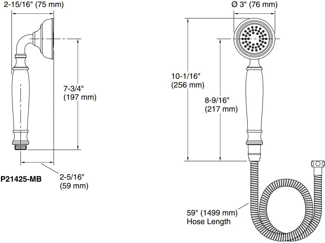 Bản vẽ bát sen 1 chức năng Kallista P21425