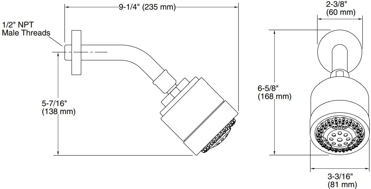 Bản vẽ bát sen đa chức năng Kallista P21501