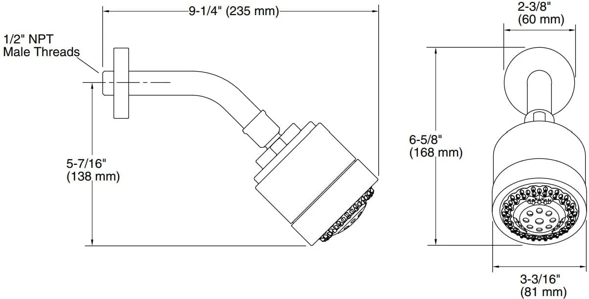 Bản vẽ bát sen đa chức năng Kallista P21501