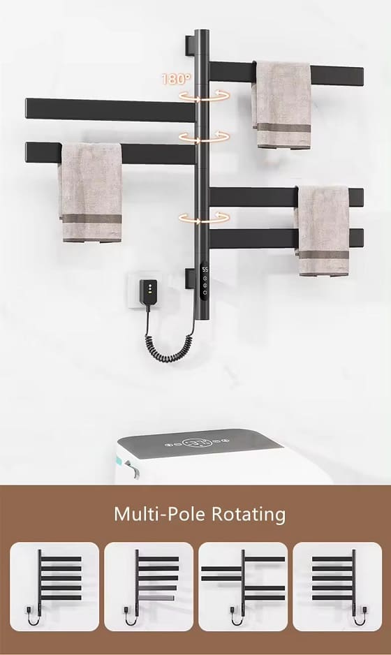 Giàn sấy khăn mặt thông mình kết nối Wifi Miken G68B 