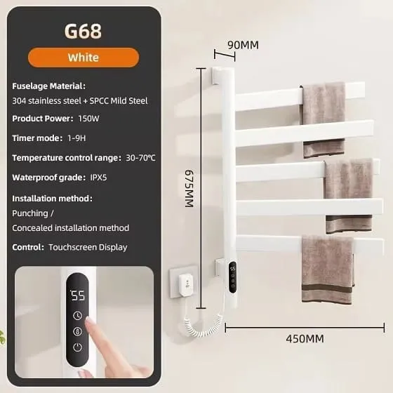 Giàn sấy khăn mặt thông mình kết nối Wifi Miken G68W