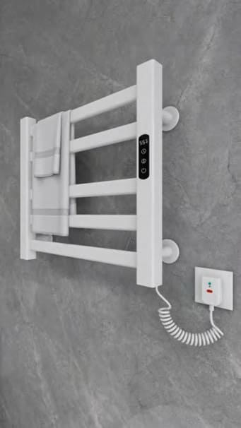 Giàn sấy khăn mặt khăn tắm màu trắng Miken R308W